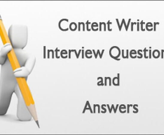 Top 40 Content Writing Interview Questions and Answers