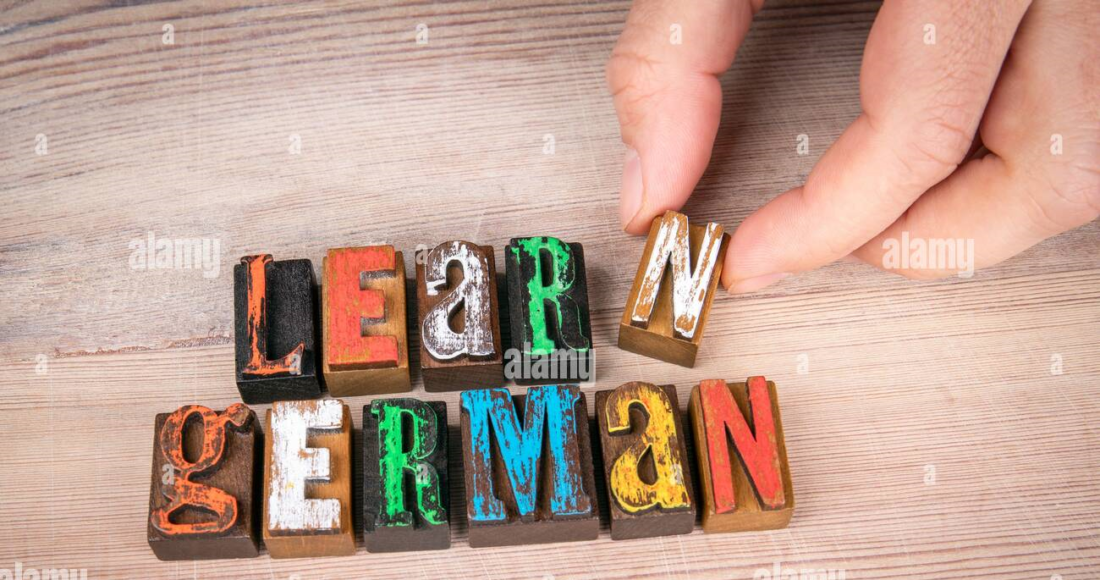 different blocks put together to learn German language